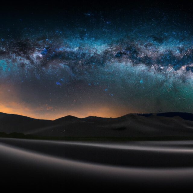 Dormir en haimas sota un cel d'estrelles en ple desert.